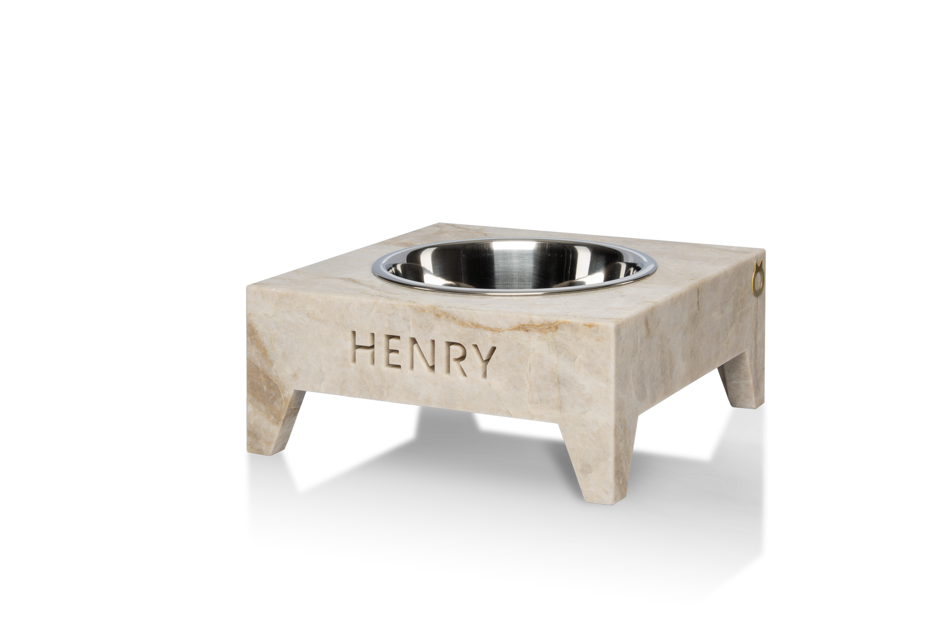 Hundenapf_einzeln_Bahia Beige Quarzit